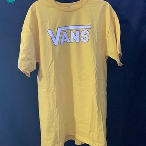 Yellow Vans Logo T Shirt